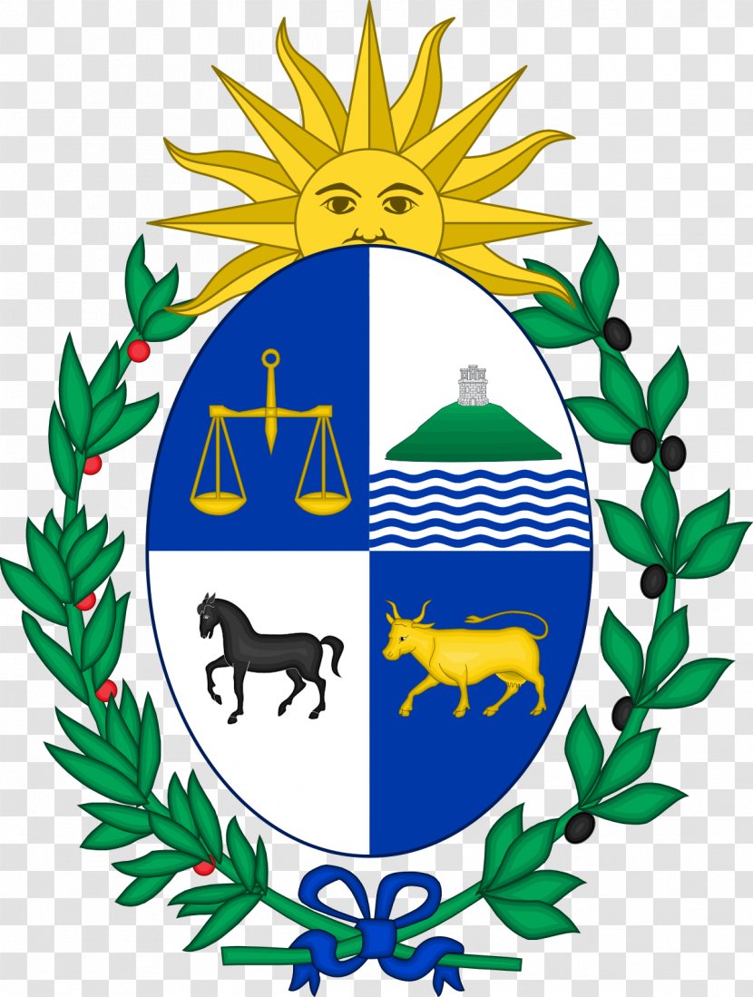 Coat Of Arms Uruguay National Emblem Flag - Leaf - Nationality Transparent PNG