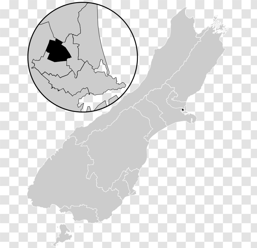 Ilam, New Zealand Avon River Dunedin Image - Black And White Transparent PNG