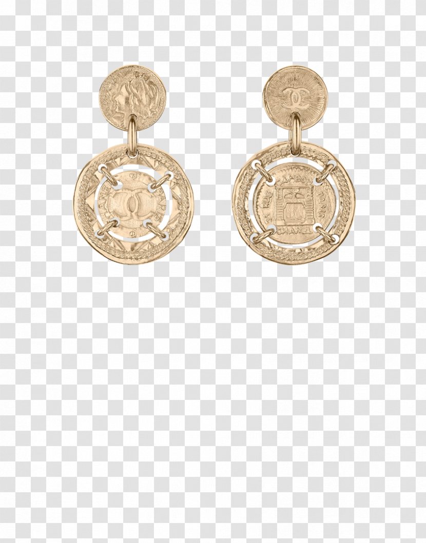Earring Chanel Jewellery Silver Bijou - Dubai - Fashion Jewelry Transparent PNG