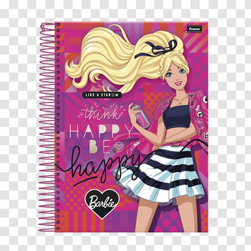 Notebook Paper Barbie Diary Spiral Transparent PNG