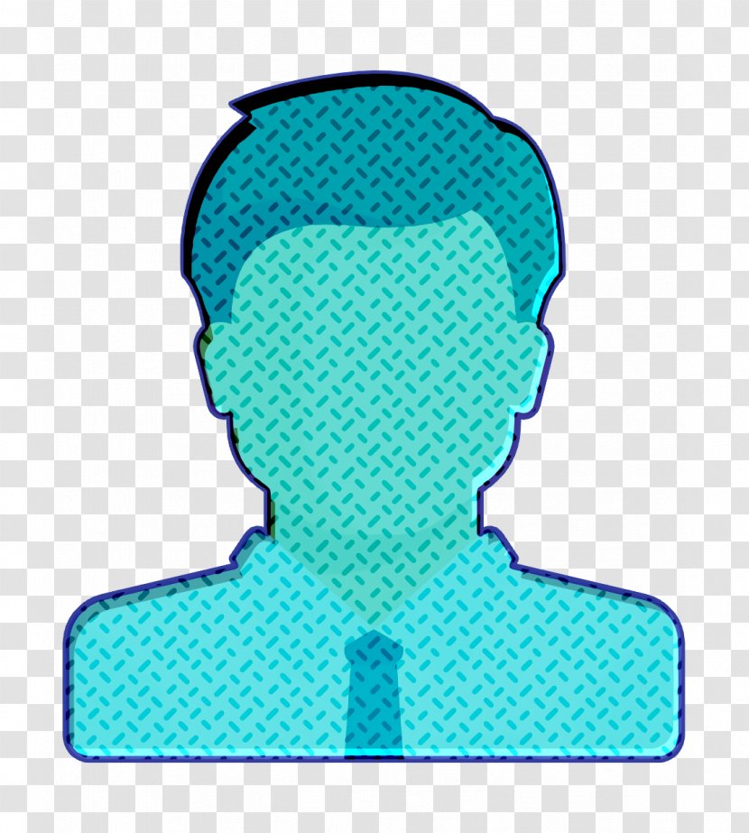 Man Cartoon - Headgear - Aqua Head Transparent PNG
