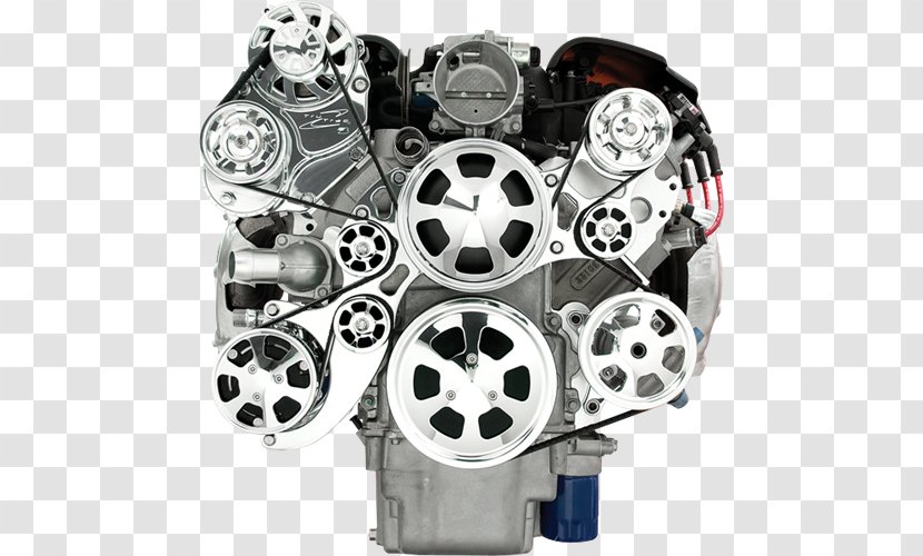 Car Chevrolet General Motors Pulley LS Based GM Small-block Engine - Camaro - Ls1 Bay Transparent PNG