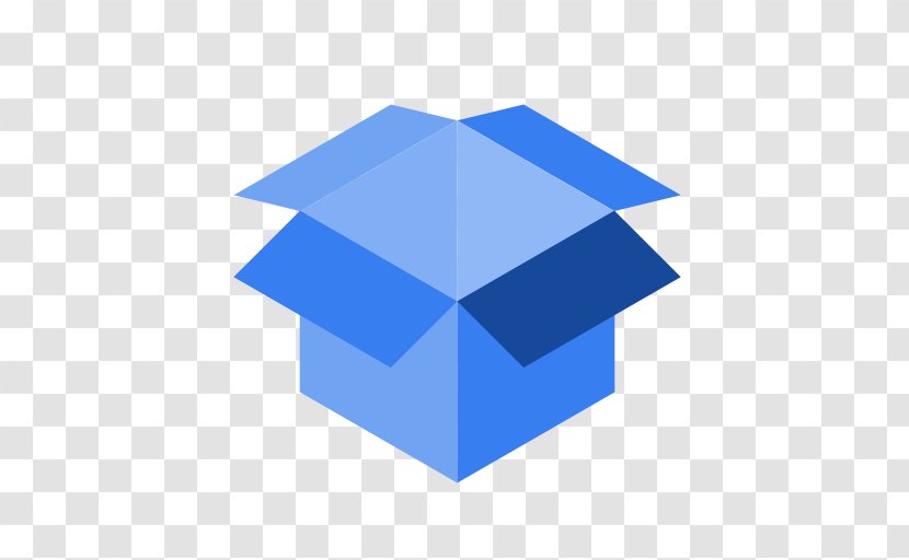 Blue Square Angle Symmetry - Triangle - Other Dropbox Transparent PNG