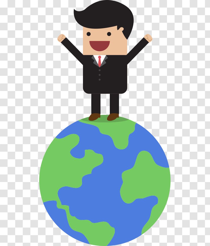Royalty-free Stock Photography Clip Art - Business - Characters Vector Earth Transparent PNG