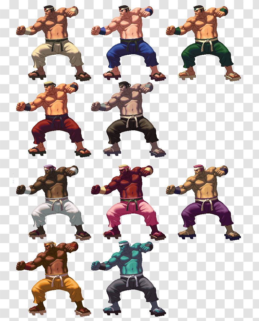 The King Of Fighters XIII Ash Crimson Sprite Blog - Action Figure - Goro Daimon Transparent PNG
