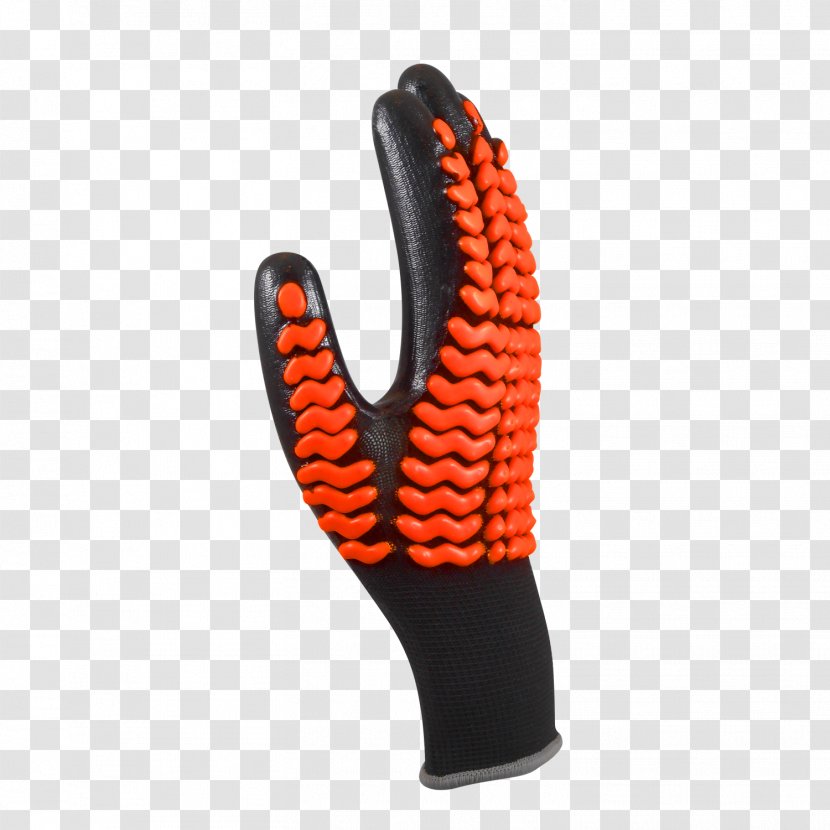 Finger Glove Baseball - Orange - Flat Palm Material Transparent PNG