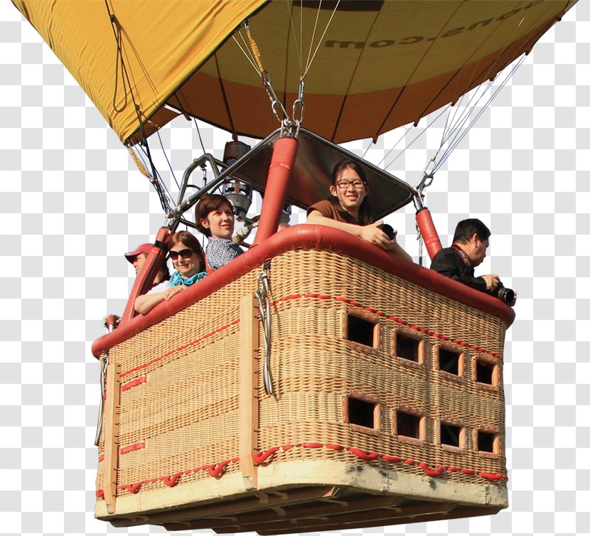 Flight Hot Air Balloon Cappadocia Basket - Weaving Transparent PNG