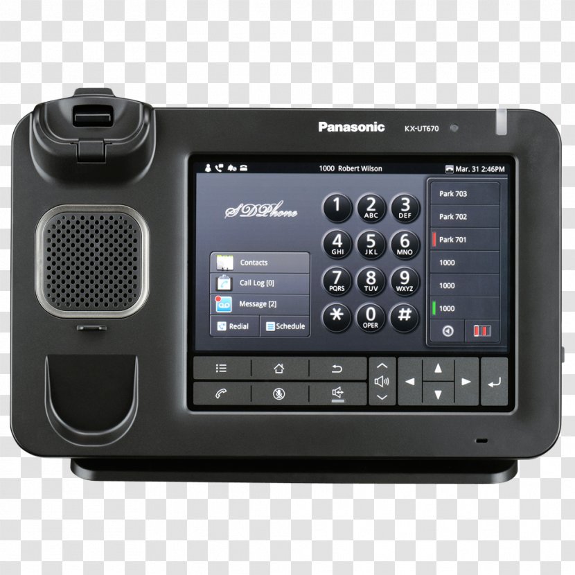 VoIP Phone Panasonic Executive KX-UT670 Business Telephone System - Voip Transparent PNG