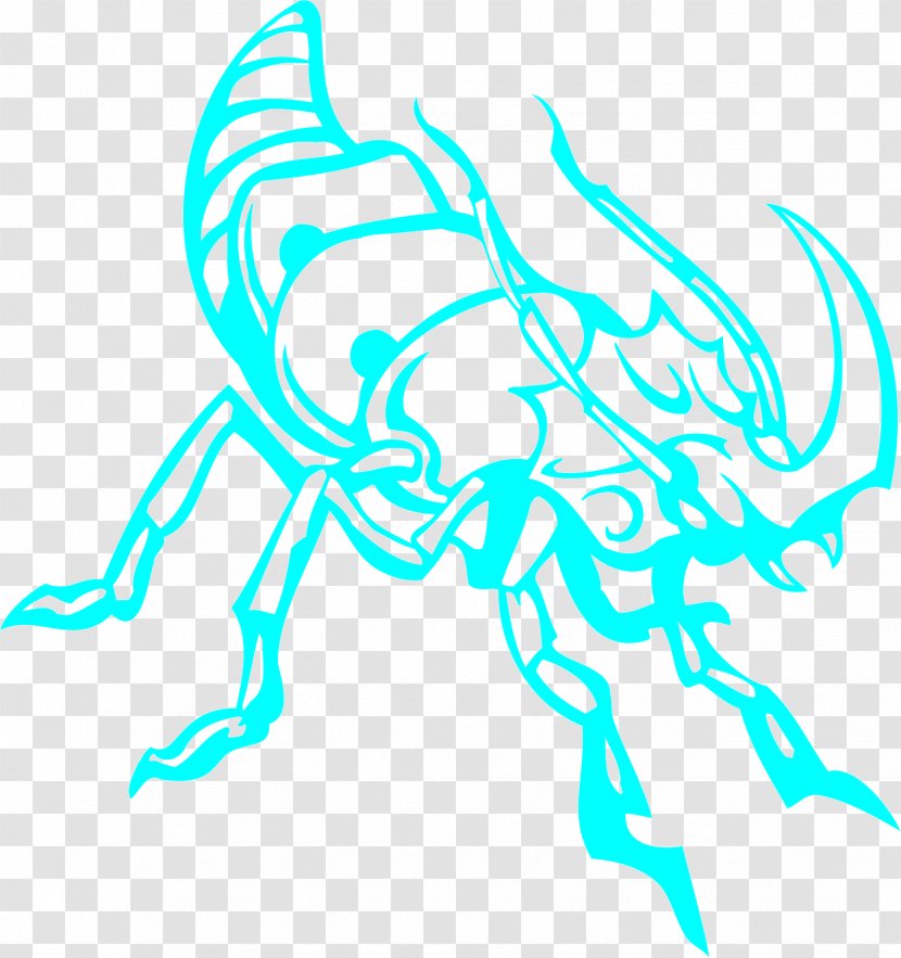Insect - Line Art - Coreldraw Transparent PNG