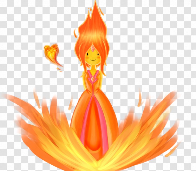 Flame Princess Marceline The Vampire Queen Finn Human Bubblegum Lumpy Space - Yellow Transparent PNG