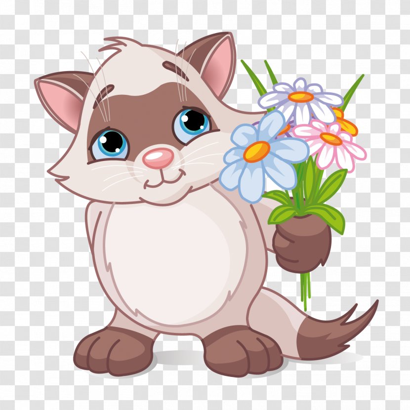 Kitten Cat Download Clip Art - Cartoon - Squirrel Transparent PNG