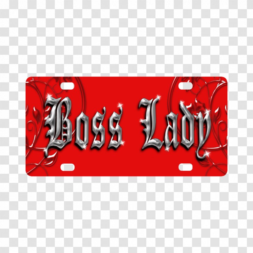 Mug Bumper Sticker Car T-shirt - Vehicle License Plates - Boss Lady Transparent PNG