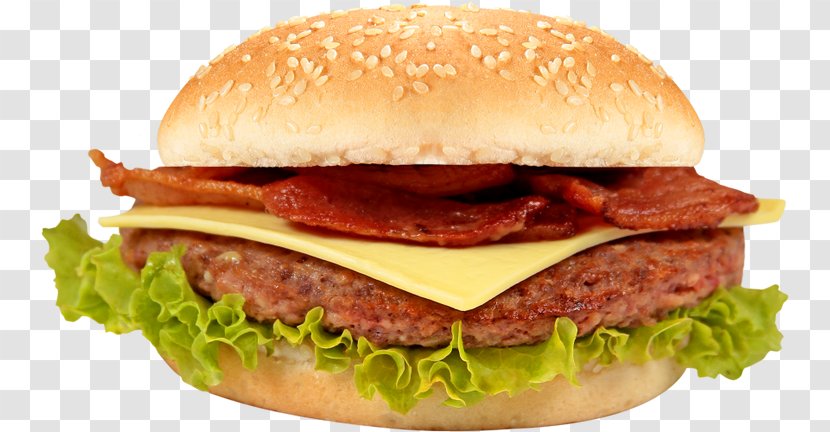 Cheeseburger Hamburger Bacon Pizza Buffalo Burger - American Food - And Eggs Transparent PNG