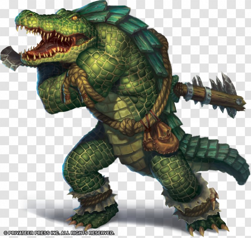 Dungeons & Dragons Warmachine Privateer Press Role-playing Game Board - Crocodile Transparent PNG