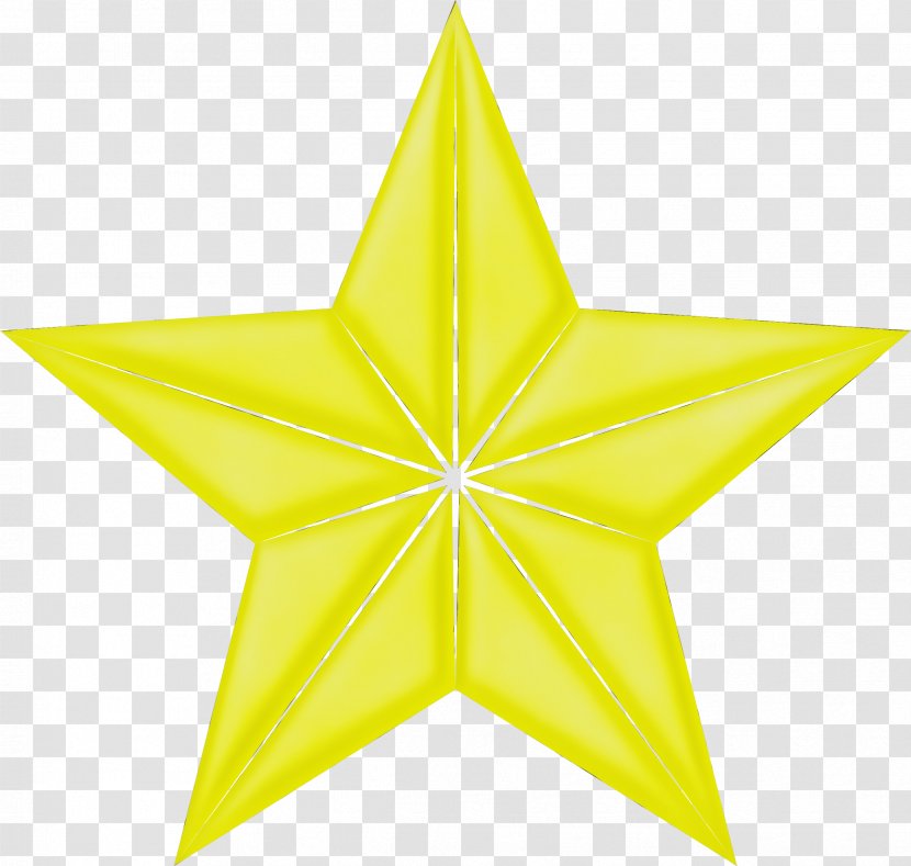 Yellow Star - Astronomical Object Symmetry Transparent PNG