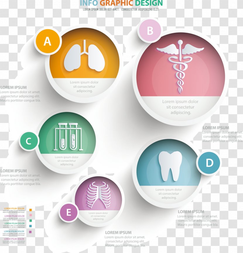 Graphic Design Circle Chart - Diagram - Vector Three-dimensional Ring Transparent PNG