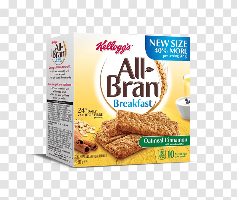Breakfast Cereal Kellogg's All-Bran Complete Wheat Flakes Muesli - Oat Bran Transparent PNG