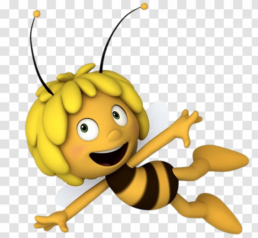 Maya The Bee Studio 100 Clip Art - Invertebrate - Yellow Transparent PNG