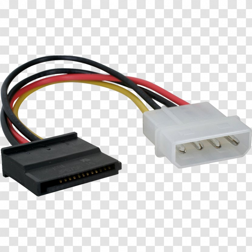Power Supply Unit Serial ATA Molex Connector Converters Electrical - Electronics - Hard Disk Transparent PNG