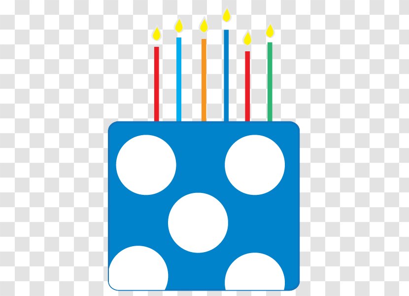 Birthday Candle - Polka Dot Transparent PNG