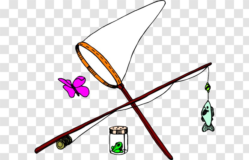 Butterfly Net Fishing Clip Art - Catching Cliparts Transparent PNG