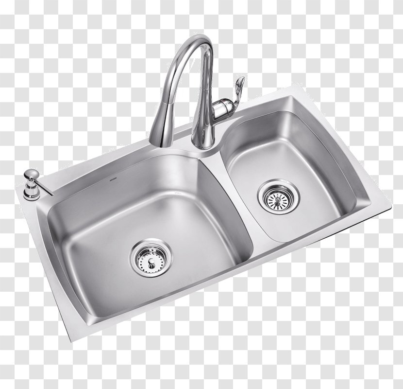 Kitchen Sink Tap Bathroom - Heart Transparent PNG