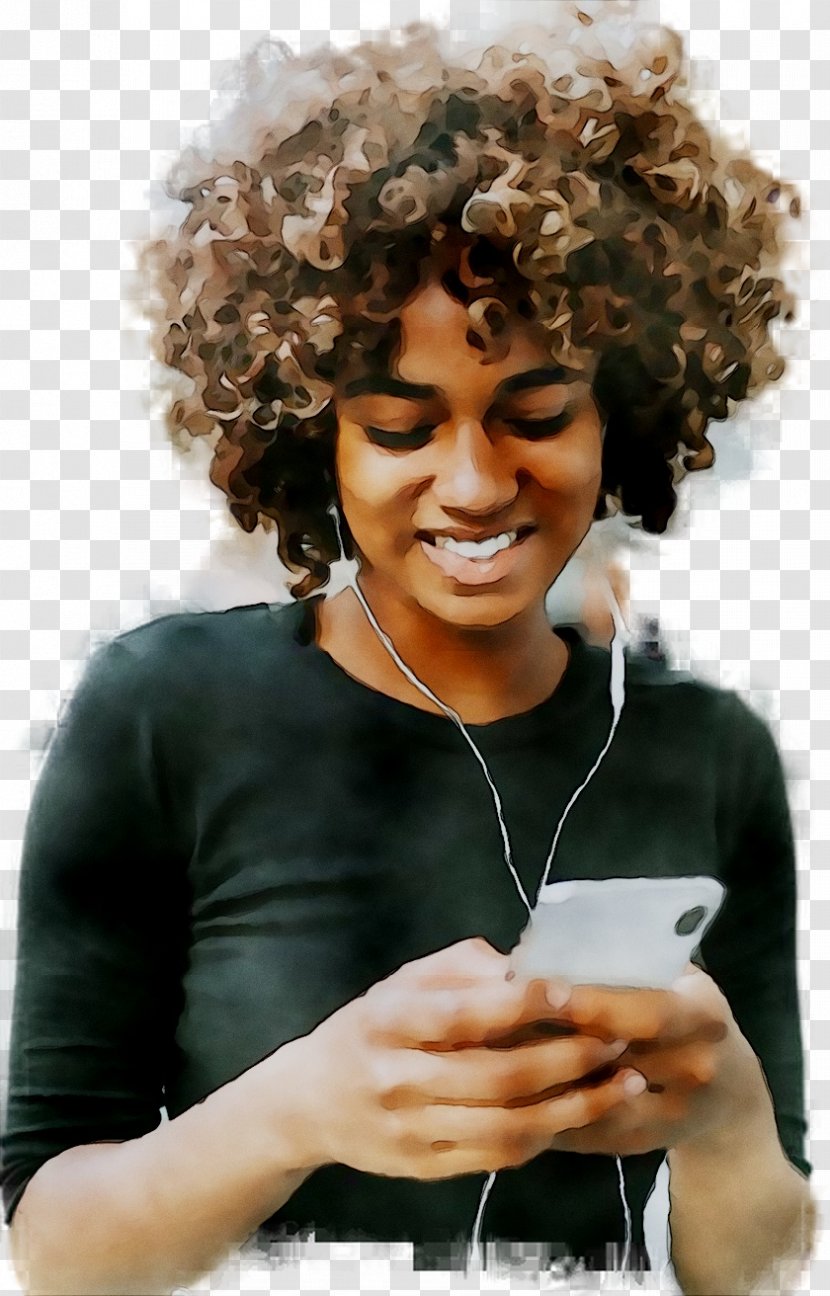Afro Jheri Curl Redding Brown Hair - Human Behavior Transparent PNG