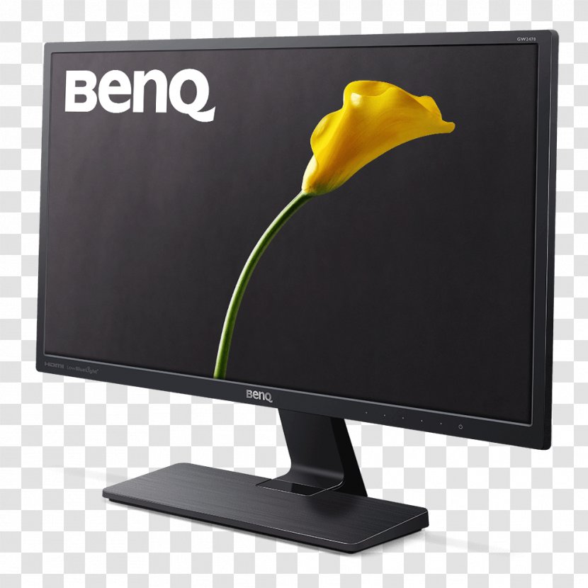 Computer Monitors BenQ GW-70H 1080p - Display Device - Eye Care Transparent PNG