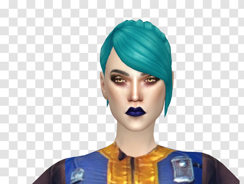 Forehead Turquoise - Wig - Amazing Race Season 3 Transparent PNG