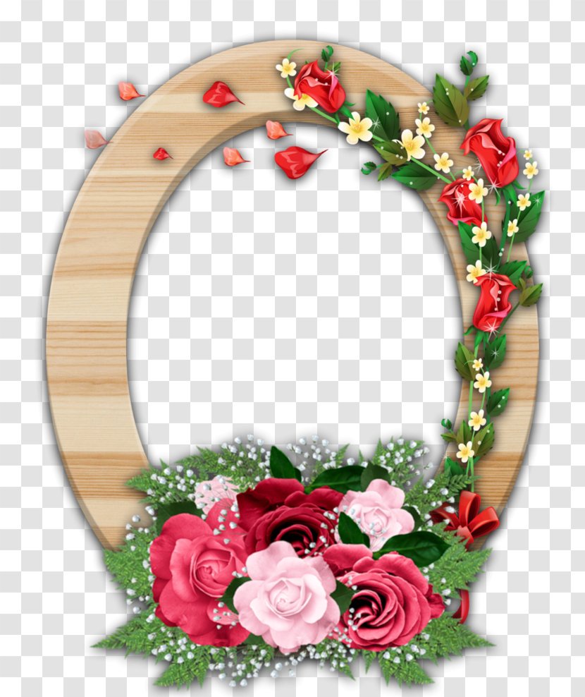 Picture Frames Flower Rose Clip Art - Family - Ring Transparent PNG