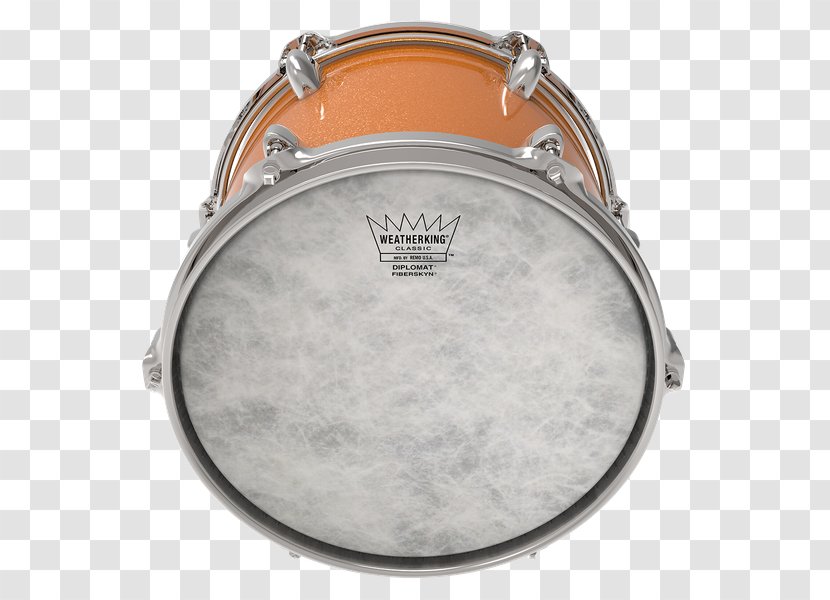 Drum Heads Remo Controlled Sound Coated Black Dot Head Tom-Toms Clear Powerstroke 4 - Tomtoms Transparent PNG
