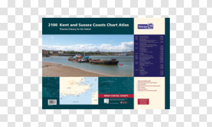 Solent Admiralty Chart Imray Atlas 2160: IJsselmeer - Coast - Nautical Map Transparent PNG