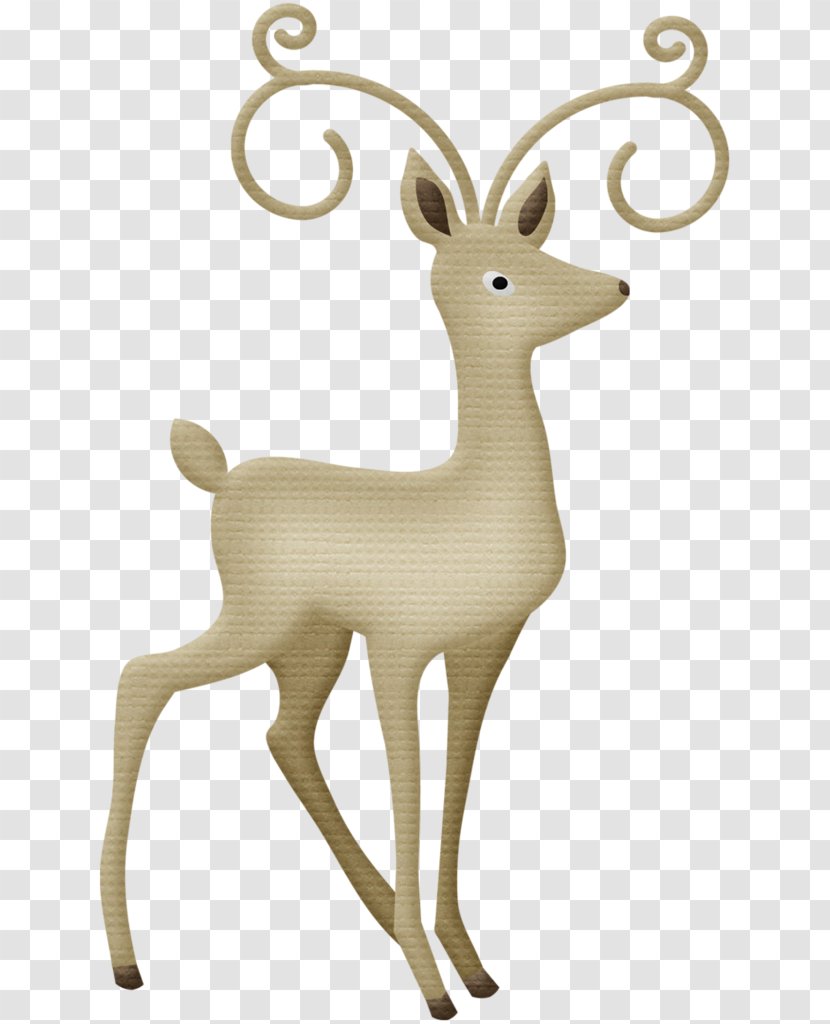 Clip Art Animal Illustrations Reindeer Transparent PNG