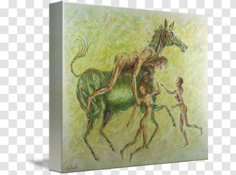 Horse Art Organism Legendary Creature Mammal - Mythical Transparent PNG