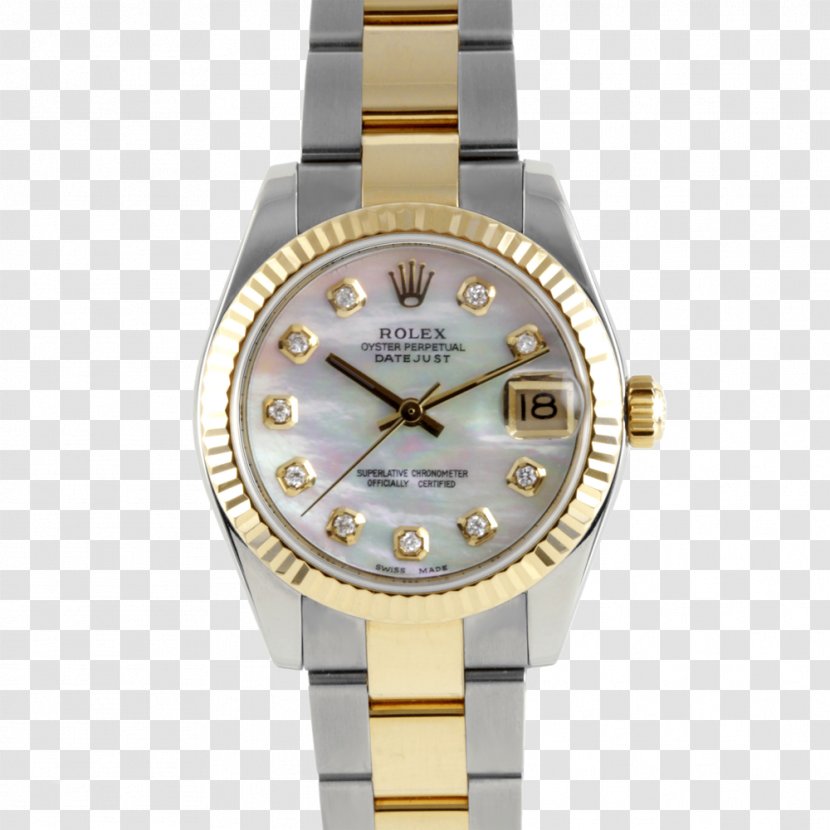 Rolex Datejust Daytona Submariner GMT Master II Milgauss - Gold - Watch Transparent PNG