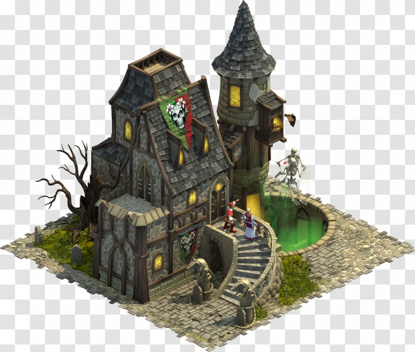 Necromancy Elvenar Dragon Magician Witchcraft - Medieval Architecture - Faculty Transparent PNG