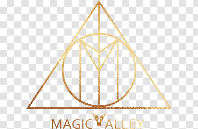 The Harry Potter Lexicon Wand Magic Alley & Creaky Cauldron - Triangle - Golden Snitch Transparent PNG