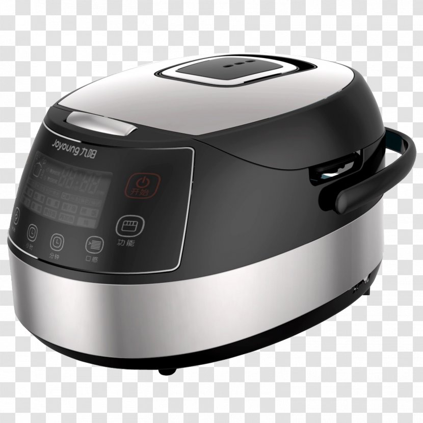 Rice Cookers Home Appliance Cooking Cooked - Printer - Black Silver Transparent PNG