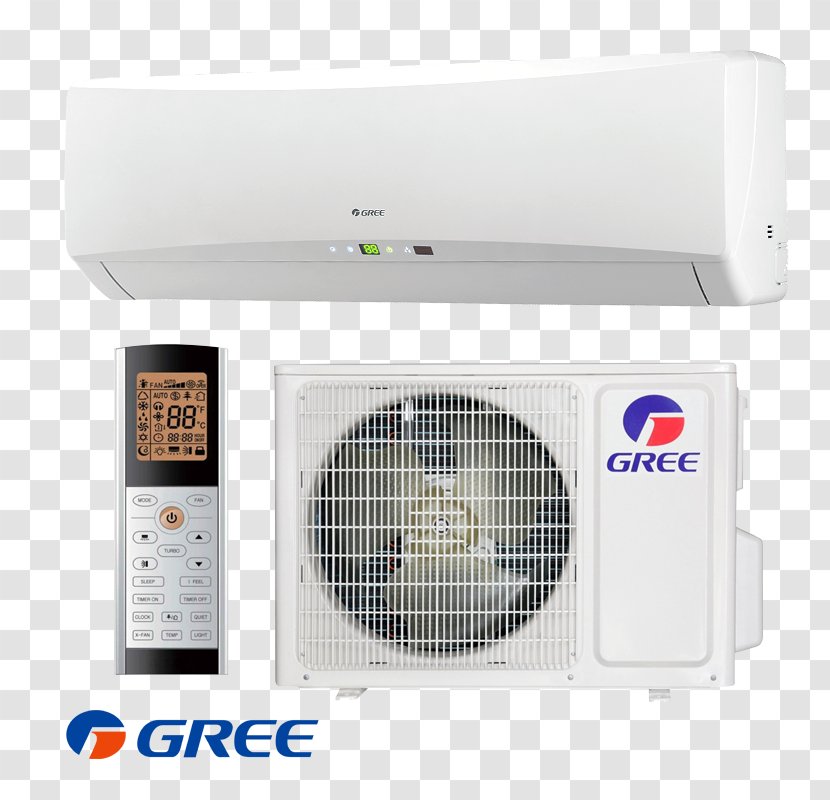 Gree Electric Air Conditioner Conditioning Power Inverters Daikin - Heat Pump - Air-conditioner Transparent PNG