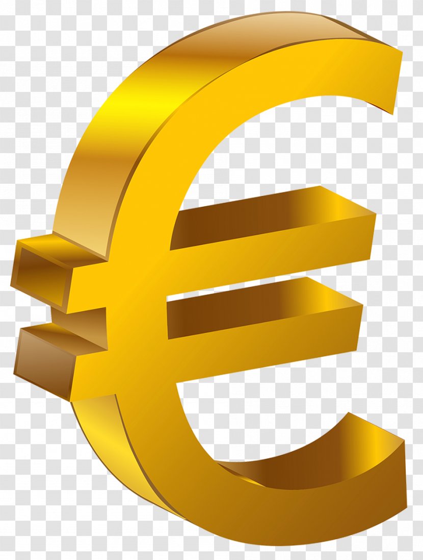 Euro Sign Clip Art - Product Design - Transparent Gold Clipart Transparent PNG