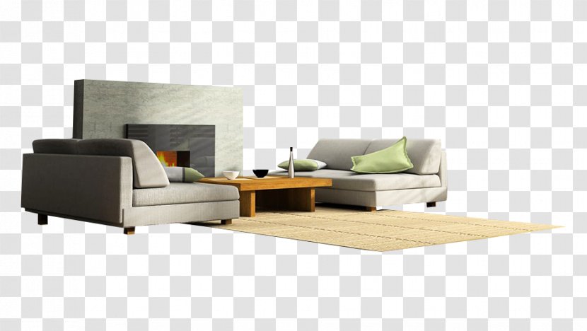 Window Blind Living Room Interior Design Services Couch - Gray Sofa Transparent PNG