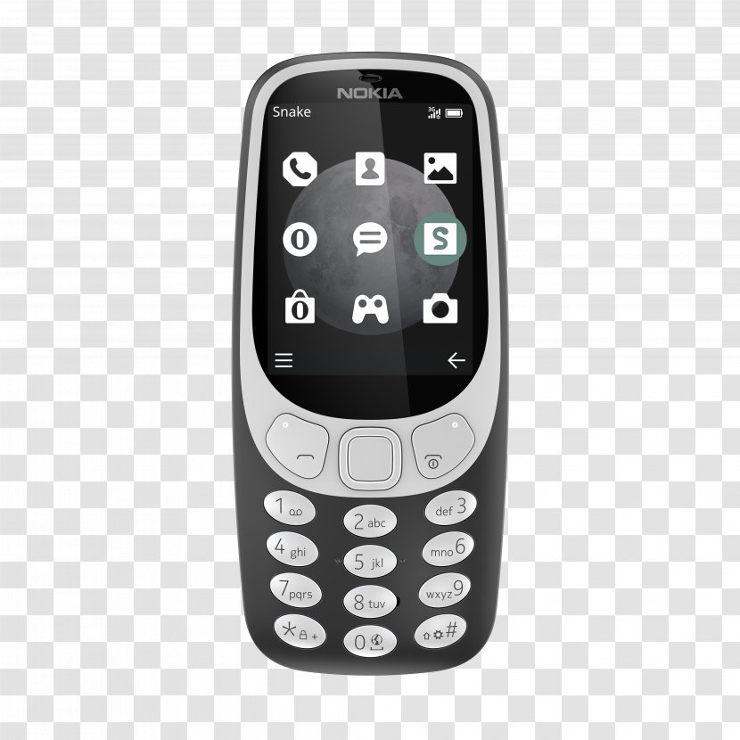 Nokia 3310 (2017) 3G - Mobile Phone - Smartphone Transparent PNG