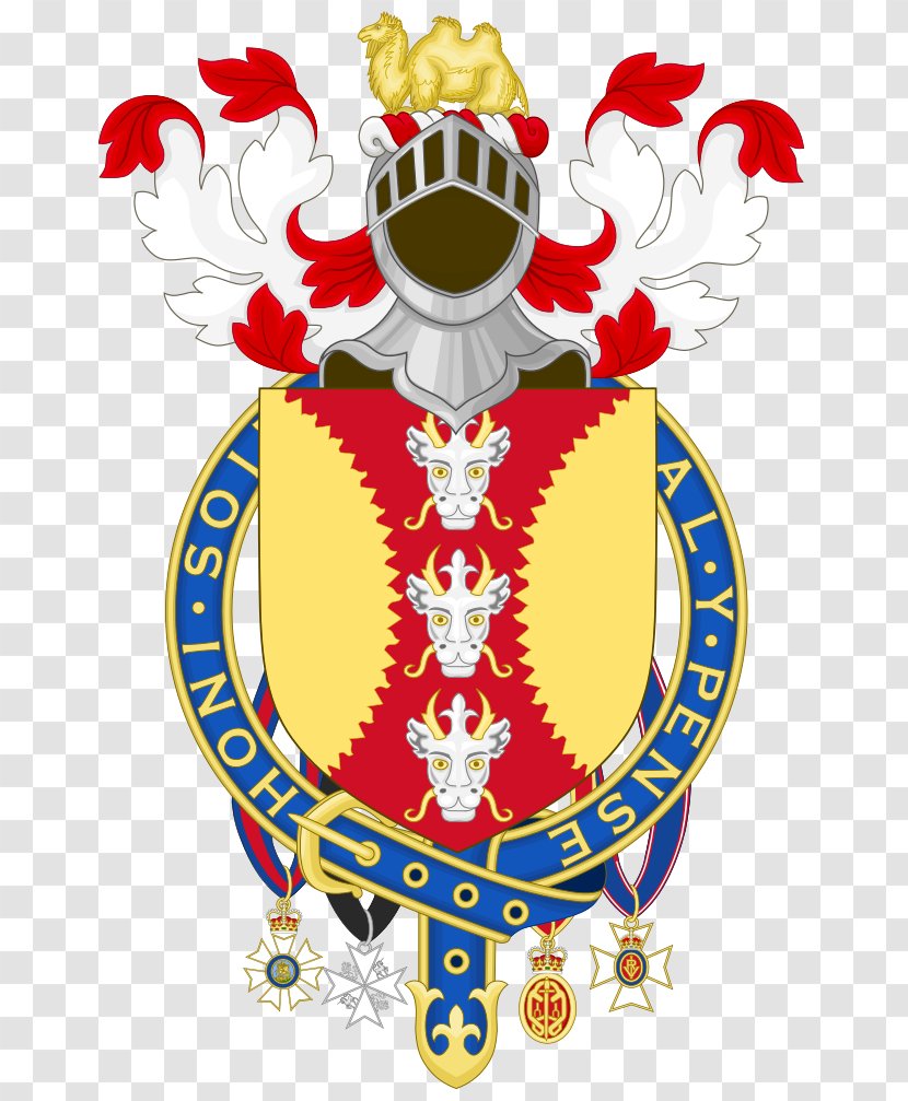 Royal Coat Of Arms The United Kingdom Order Garter Crest - England Transparent PNG