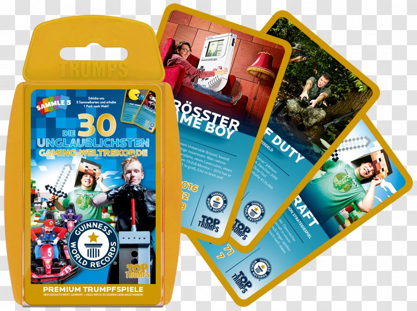 Guinness World Records 2018 Gamer's Edition: The Ultimate Guide To Gaming Top Trumps - Minecraft Transparent PNG