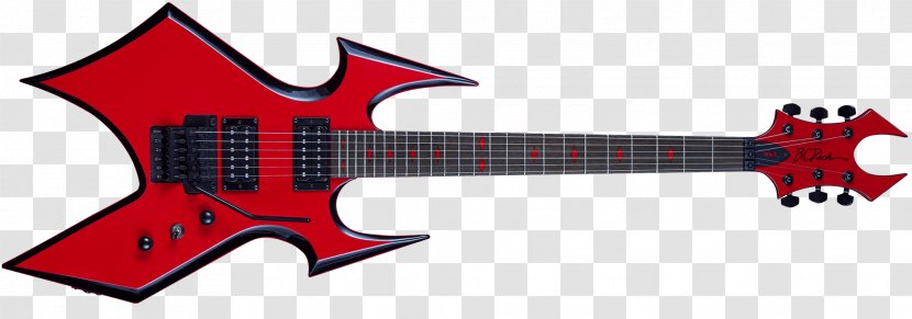 Seven-string Guitar B.C. Rich Warlock Electric - Cartoon - Bass Transparent PNG