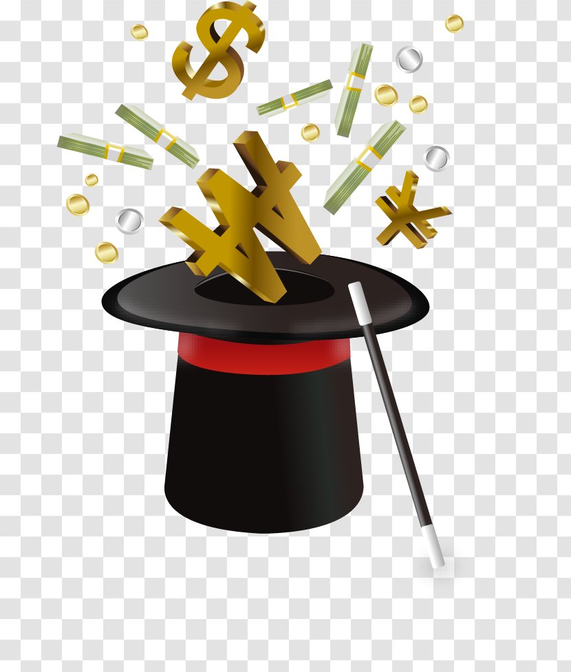 Money Finance Financial Transaction Foreign Exchange Market Bank - Security - Magic Hat Wand Transparent PNG