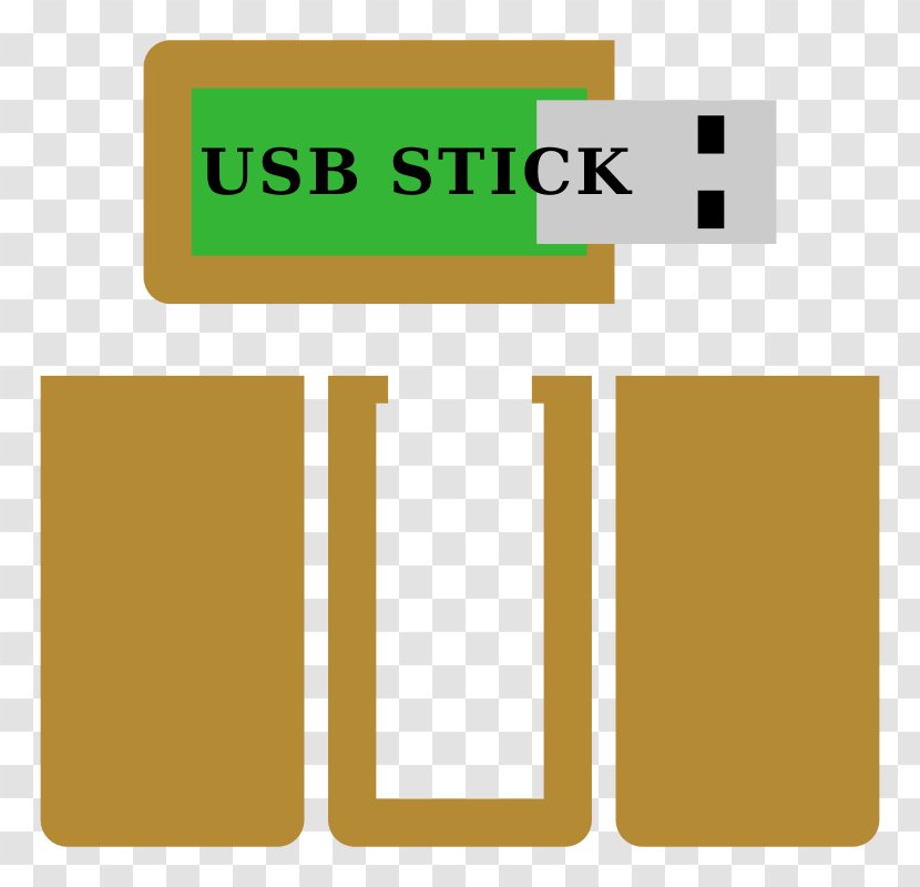 USB Flash Drives Hard Clip Art - Text - Fancy Box Transparent PNG