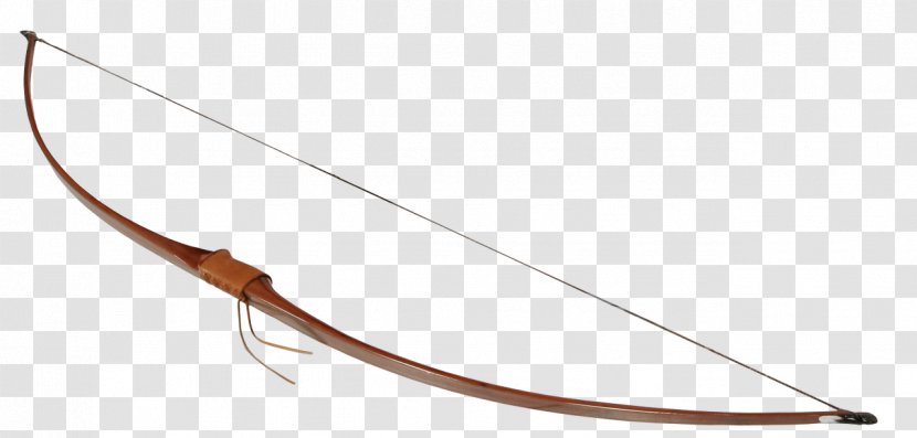 Longbow Ranged Weapon Line Transparent PNG