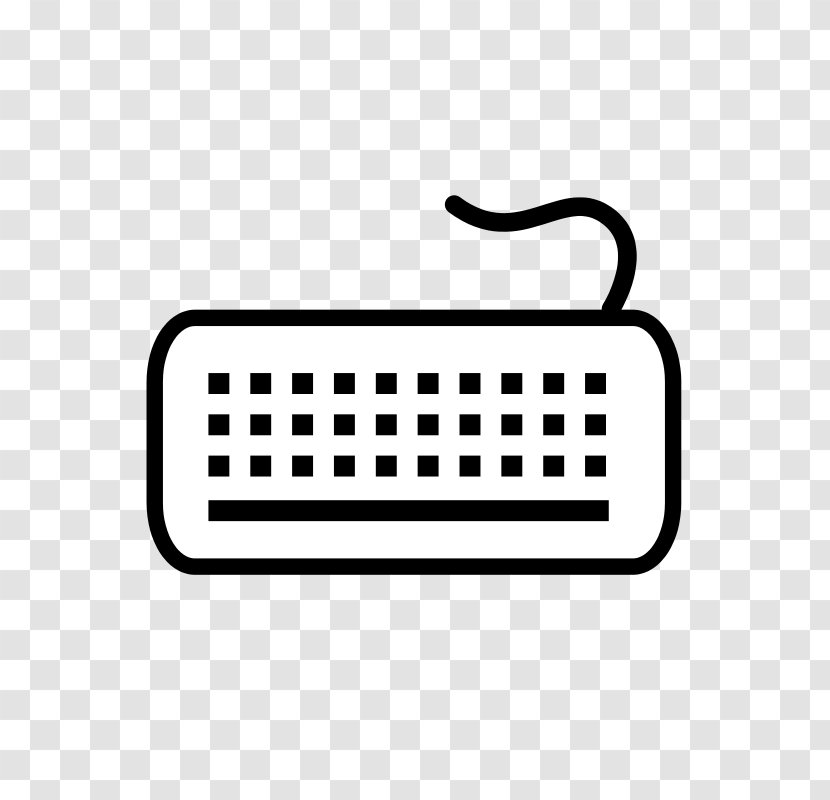 Computer Keyboard Clip Art - Rectangle Transparent PNG