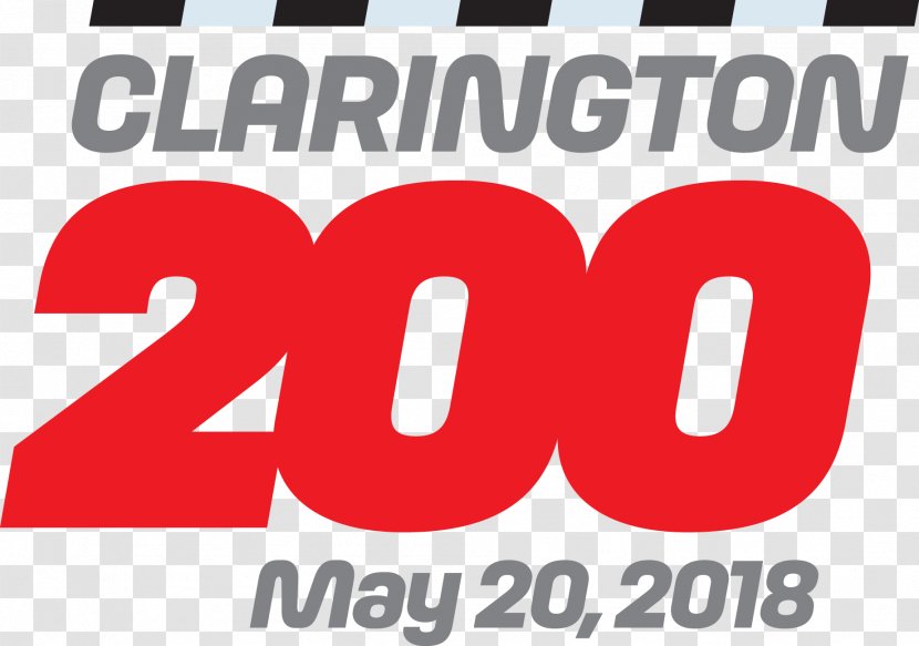 Logo Brand Trademark Clarington 200 Font - Nascar Track Transparent PNG